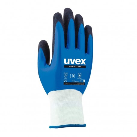 Перчатки защитные UVEX Унилайт 7710F вспененный нитрил
