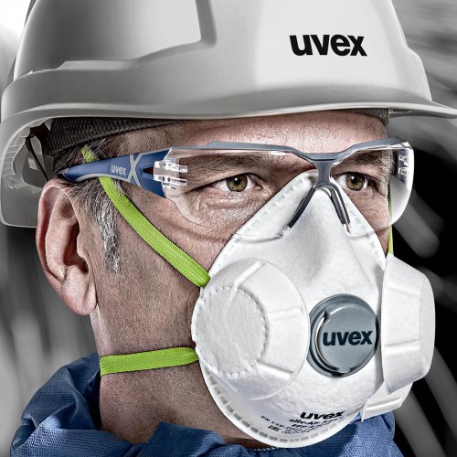  защитные открытые UVEX Феос CX2 9198.257, прозрачная линза