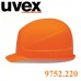 9752.220 Каска защитная UVEX Супер Босс, пластиковое оголовье, оранжевая