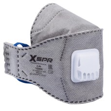 Респиратор Xspr Икс-эйр FFP2 R D, с угольным фильтром, многоразового применения Респиратор Xspr Икс-эйр FFP2 R D, с угольным фильтром, многоразового применения